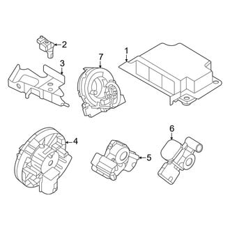 Mazda OE - Restraint Systems - Air Bag Components (Modules & Sensors)