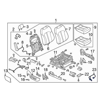 Mazda OE - Right Power Seat Control Module Connector