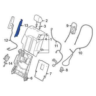 Mazda OE - Center Left Seat Hinge
