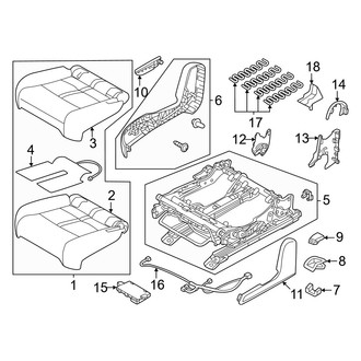 Mazda OE - Rear Right Seat