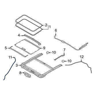Mazda OE - Front Sunroof Drain Hose