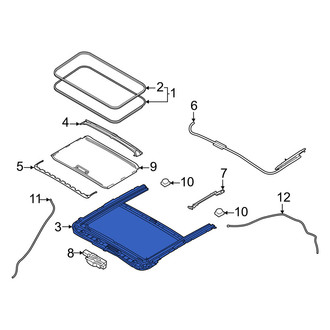 Mazda OE - Sunroof Frame