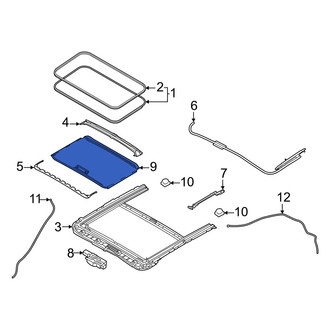 Mazda OE - Sunroof Cover