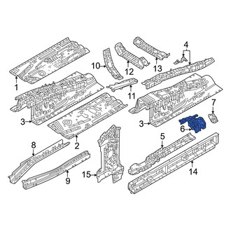 Mazda OE - Front Center Floor Pan Reinforcement