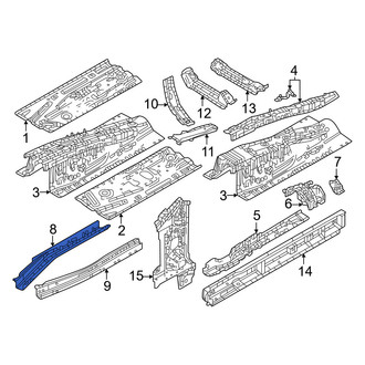 Mazda OE - Front Right Floor Side Rail