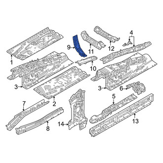 Mazda OE - Front Left Outer Floor Pan Reinforcement