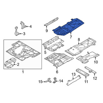 Mazda OE - Floor Pan Splash Shield