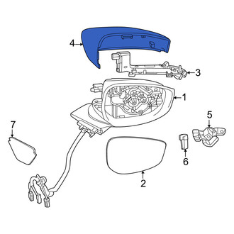 Mazda OE - Front Right Door Mirror Cover