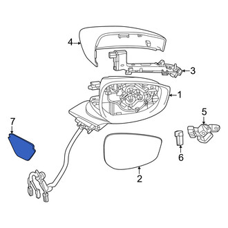 Mazda OE - Front Door Mirror Trim Ring