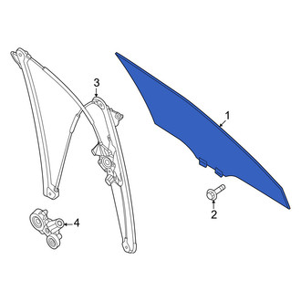 Mazda OE - Front Right Door Glass