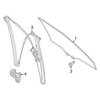 Mazda OE - Front Door - Glass & Hardware