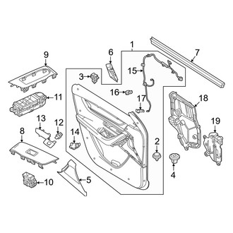 Mazda OE - Front Door - Interior Trim