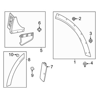 Mazda OE - Quarter Panel - Exterior Trim