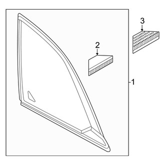 Mazda OE - Quarter Panel - Glass