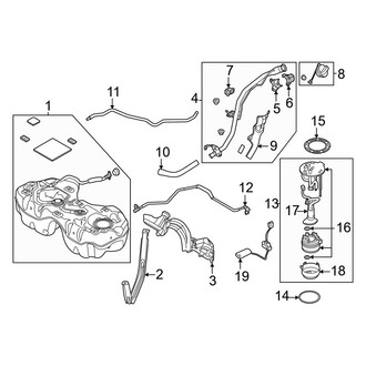 Mazda OE - Fuel System Components