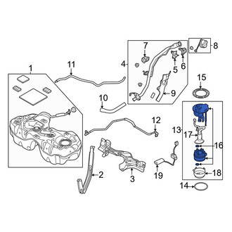 Mazda OE - Fuel Pump Filter