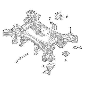 Mazda OE - Rear Suspension - Suspension Mounting