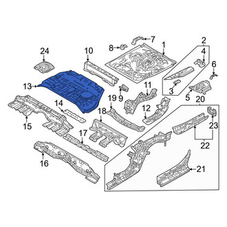 Mazda OE - Front Left Floor Pan