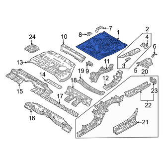 Mazda OE - Front Right Floor Pan