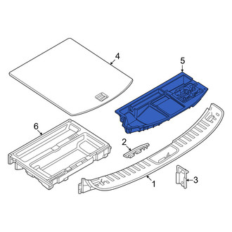 Mazda OE - Rear Trunk Floor Storage Box