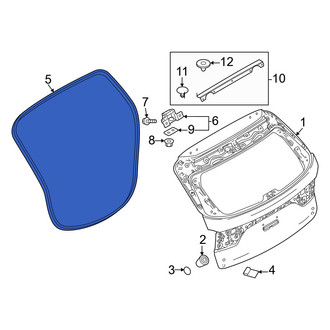 Mazda OE - Rear Outer Hatch Seal