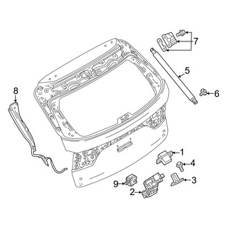 Mazda OE - Lift Gate - Lock & Hardware (Power Lift Gate)