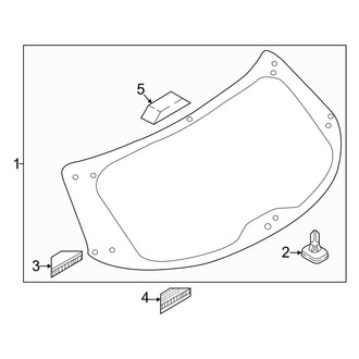 Mazda OE - Lift Gate - Glass