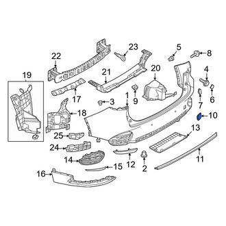 Mazda OE - Rear Tow Eye Cap