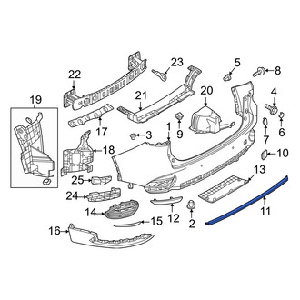Mazda OE - Rear Bumper Trim