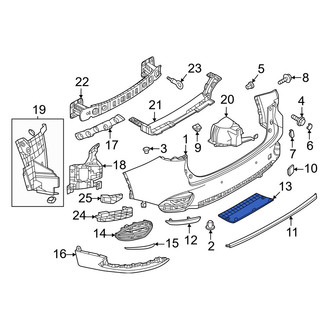 Mazda OE - Rear Bumper Splash Shield