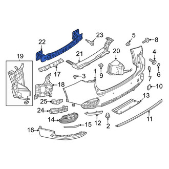 Mazda OE - Rear Bumper Impact Bar