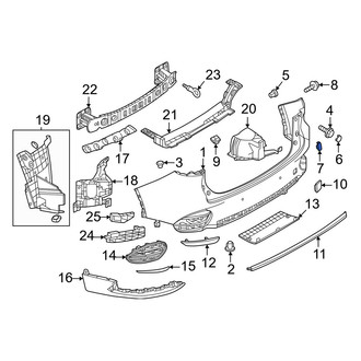 Mazda OE - Lower Bumper Cover Cap