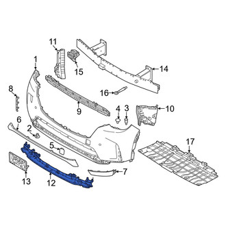 Mazda OE - Front Bumper Cover Reinforcement