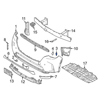 Mazda OE - Grille Molding Rivet