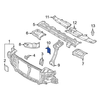 Mazda OE - Hood Latch Support Bracket