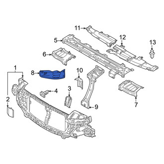Mazda OE - Front Right Bumper Cover Bracket