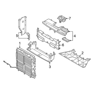 Mazda OE - Radiator Support - Under Cover & Splash Shields