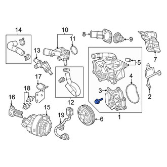 Mazda OE - Engine Water Pump