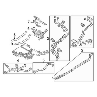 Mazda OE - Inverter Cooling Components (2.5L)