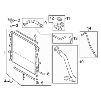 Mazda OE - Cooling - Radiator & Components (Primary)