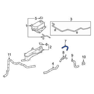 Mazda OE - Engine Coolant Overflow Hose