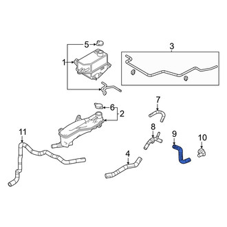 Mazda OE - Lower Radiator Coolant Hose