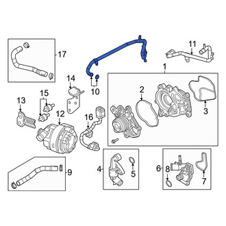 Mazda OE - Engine Coolant Pipe