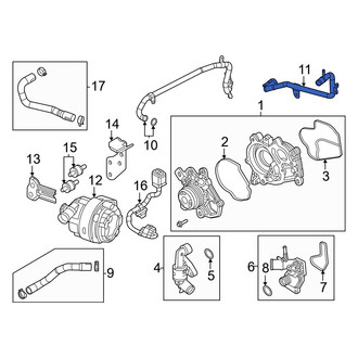 Mazda OE - Engine Coolant Pipe