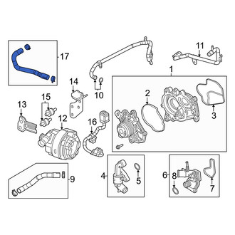 Mazda OE - Engine Coolant Overflow Hose