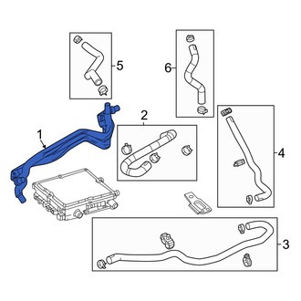 Mazda OE - Drive Motor Inverter Coolant Line