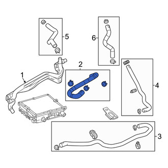 Mazda OE - Drive Motor Inverter Coolant Line