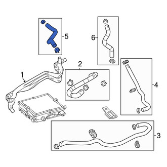 Mazda OE - Drive Motor Inverter Coolant Line