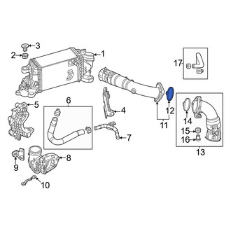 Mazda OE - Intercooler Pipe Gasket