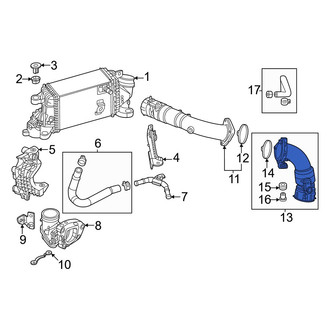 Mazda OE - Rear Intercooler Pipe